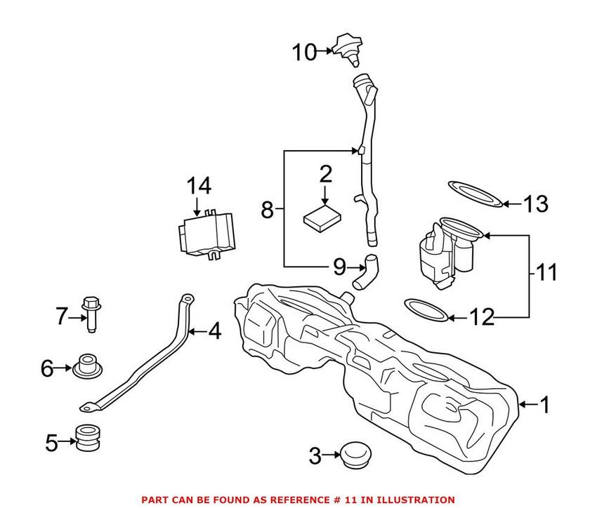 BMW Fuel Pump Assembly 16112284693
